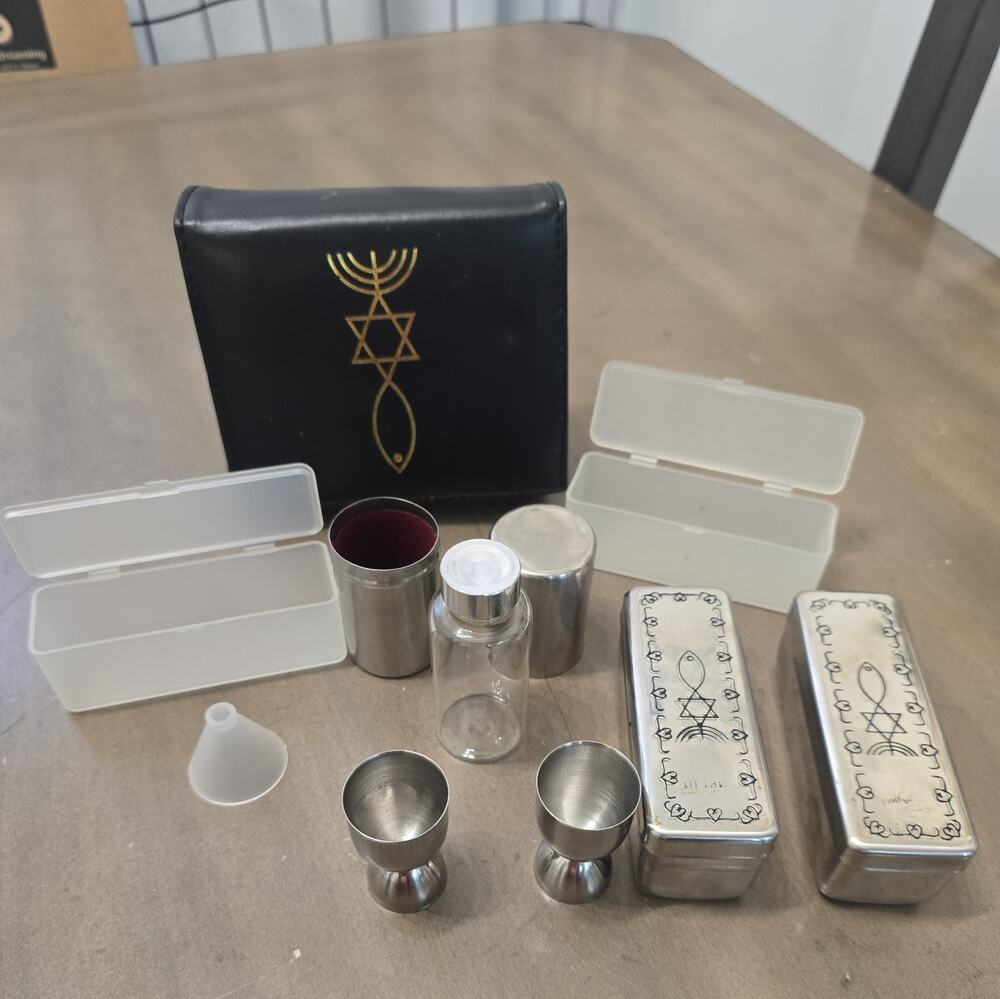 Meal That Heals Set Portable Messianic Communion Travel Kit Jewish Christian